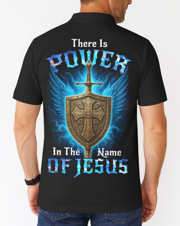There Is Power All Over Print Polo - Image 3