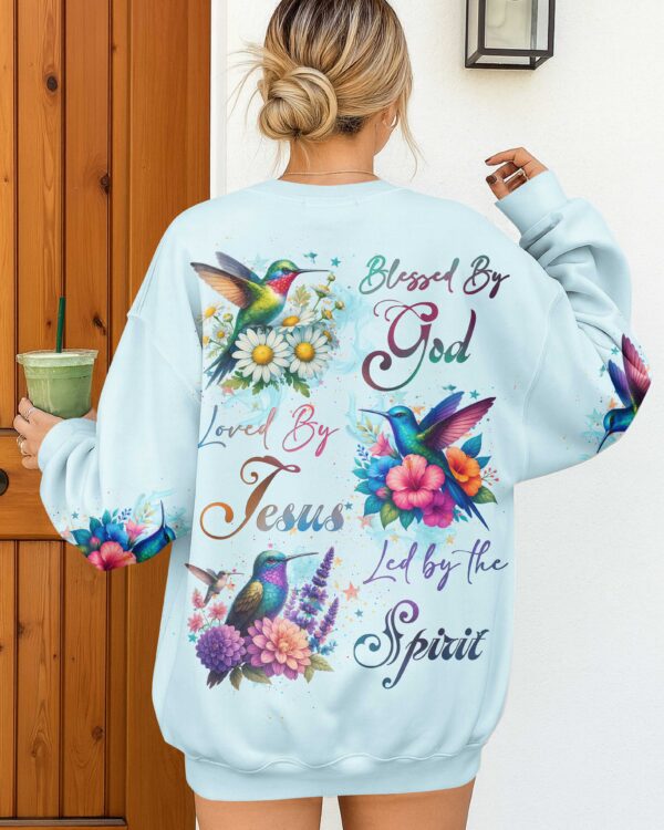 Blessed By God Loved By Jesus Led By The Spirit Shirt - Image 13