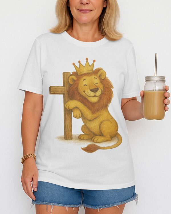 Watercolor Lion of Judah T-Shirt - Image 5
