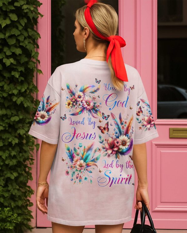 Blessed By God Loved By Jesus Led by the Spirit Shirts - Image 15