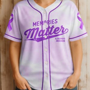 Alternative view of Let Your Faith Be Bigger Than Your Fear All Over Print Jersey