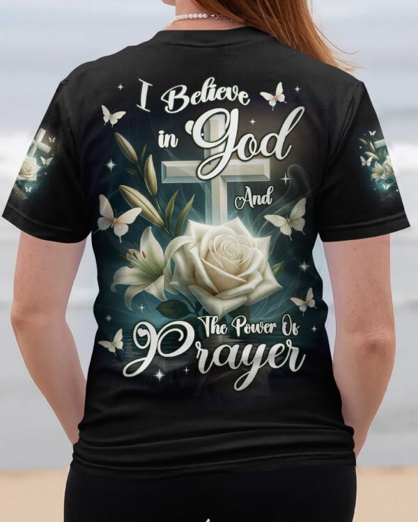 I Believe In God And The Power Of Prayer Shirt - Image 16