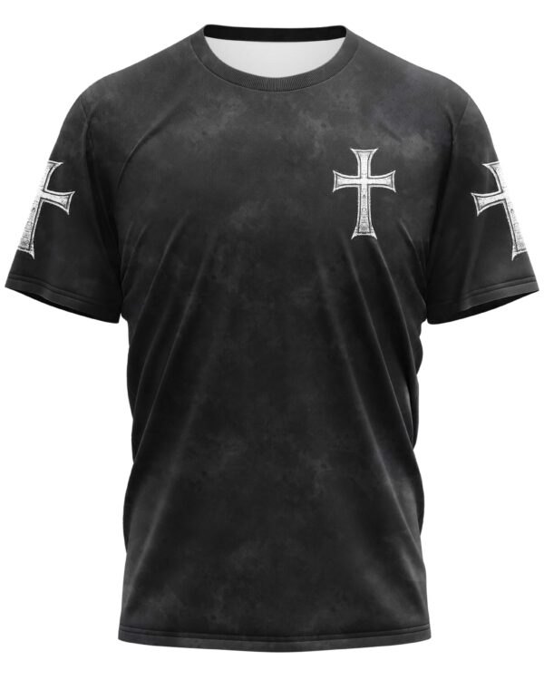 Two Wheels One Cross Eternal Freedom T-Shirt - Image 6