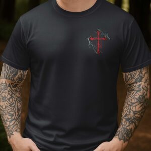 Alternative view of God Is My Strength All Over Print T-Shirt