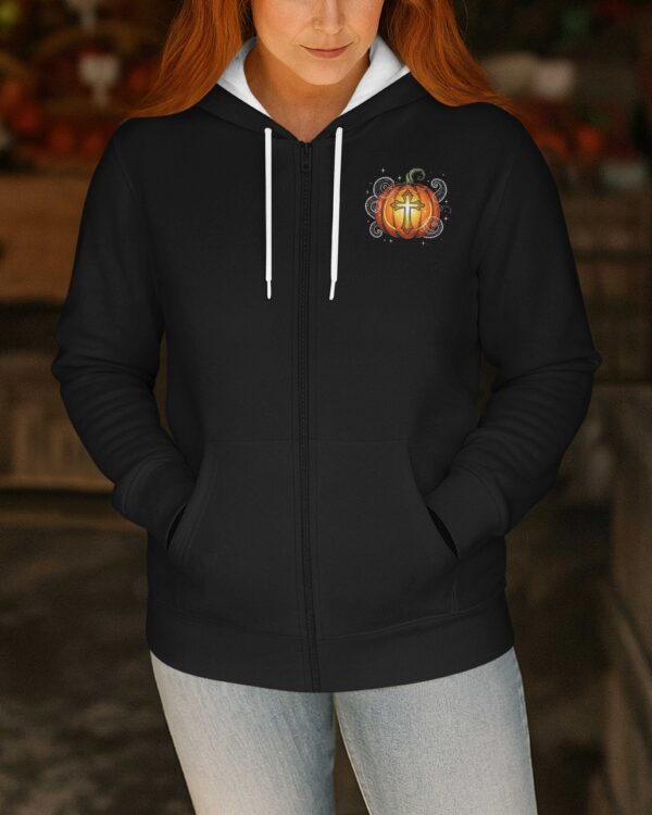 Carved By Faith Lit By Grace Hoodie - Image 5