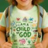 I Am A Child Of God Dinosaur All Over Print T-Shirt Kid