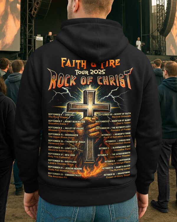 Faith And Fire Tour 2025 Shirt - Image 7
