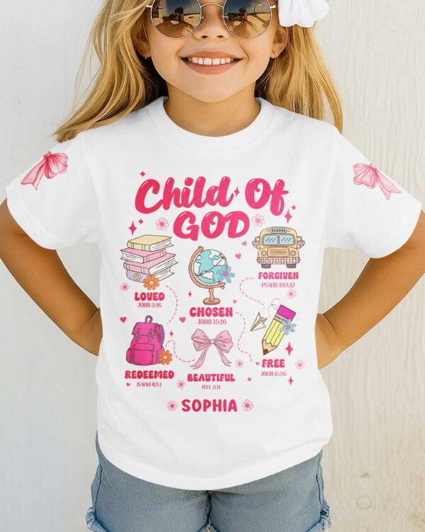 Child Of God T-Shirt Kid For Back To School - Image 2