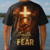 Faith Over Fear All Over Print T-Shirt