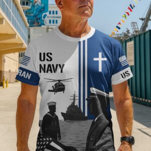 Alternative view of My Ship May Rest All Over Print T-Shirt