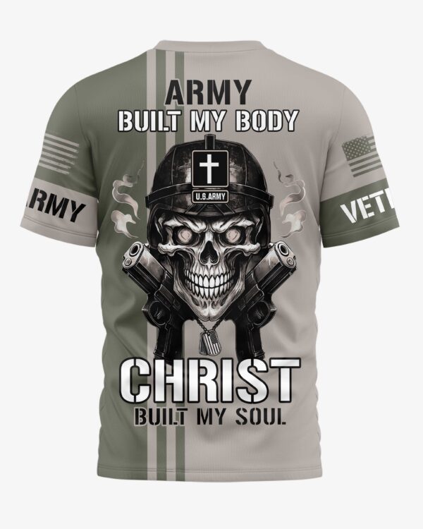 Army Built My Body All Over Print T-Shirt - Image 5