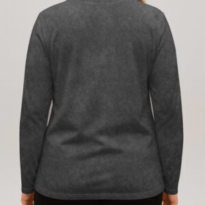 Alternative view of No Text All Over Print V-neck Long Sleeves Shirt