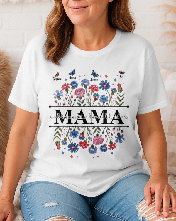 Blessed To Be Called Mama T-Shirt - Image 2
