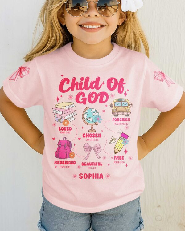 Child Of God T-Shirt Kid For Back To School - Image 7