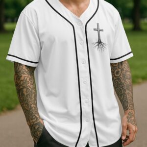 Alternative view of Man Of Faith Rooted In Christ All Over Print Jersey