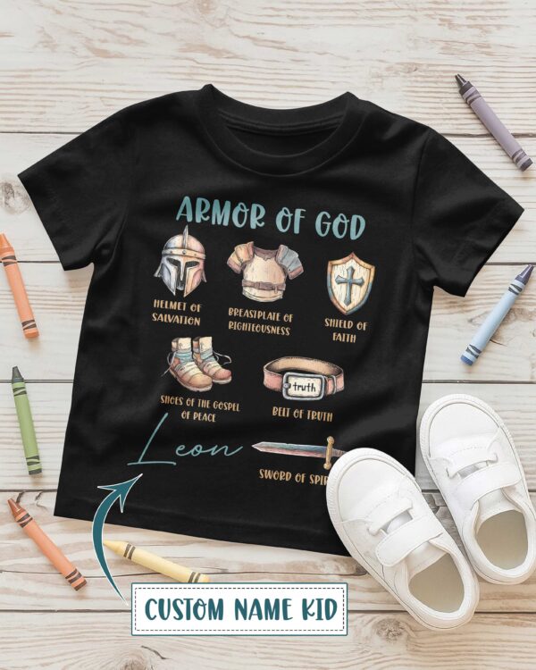 Armor Of God T-Shirt Kid For Back To School - Image 4
