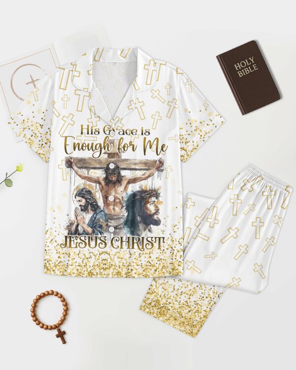 His Grace Is Enough For Me All Over Print Pajamas - Image 3