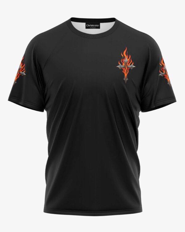 This Ain't Just Chrome And Steel It's A Prayer Of Two Wheels All Over Print T-Shirt - Image 6