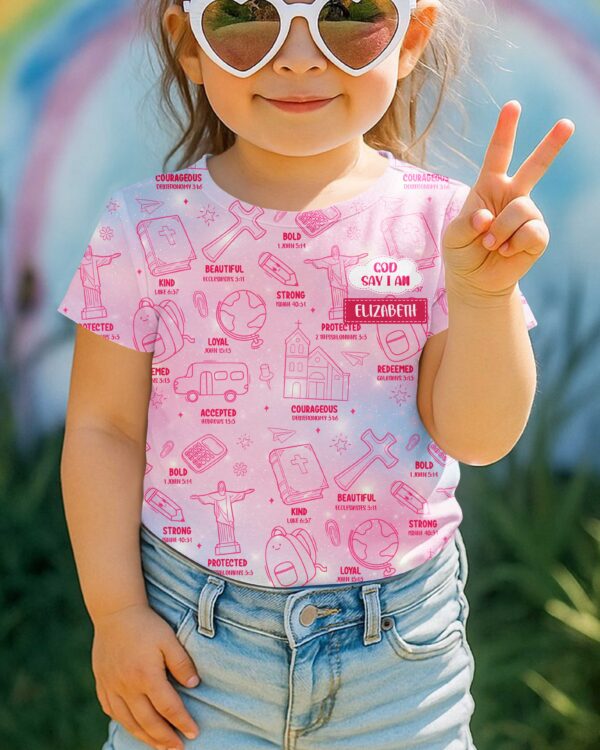 God Say I Am All Over Print T-Shirt Kid