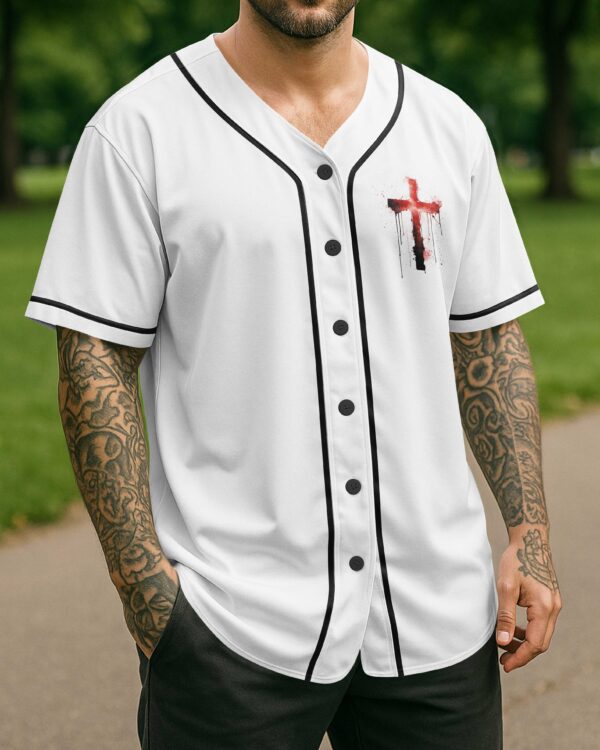 By His Stripes All Over Print Jersey - Image 2