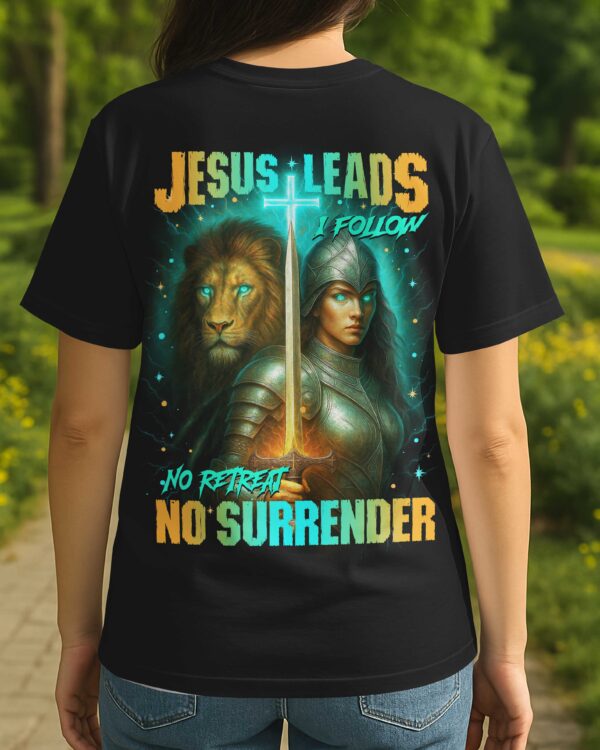 Jesus Leads I Follow All Over Print T-Shirt