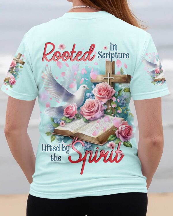 Rooted In Scripture Lifted By The Spirit Shirt - Image 10