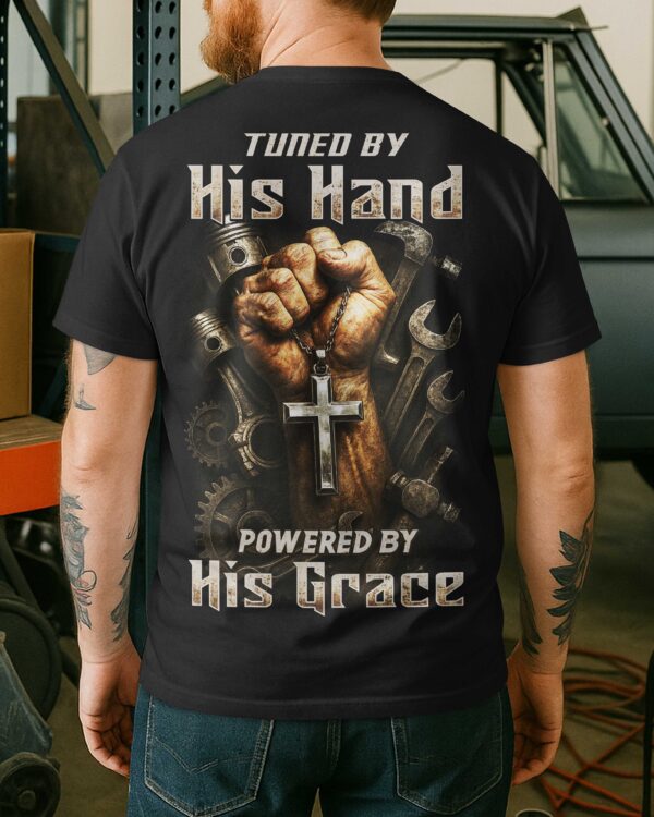 Tuned By His Hand All Over Print T-Shirt - Image 3