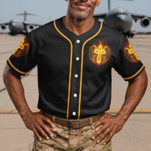 Alternative view of Stronger Than Ptsd Because I Walk With God Jersey