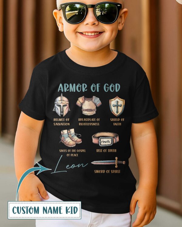 Armor Of God T-Shirt Kid For Back To School - Image 3