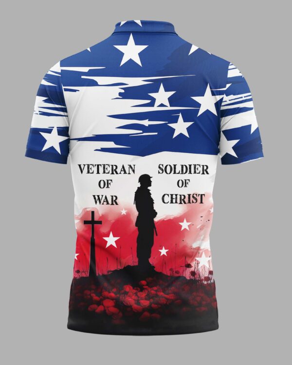 Veteran Of War All Over Print Polo - Image 6