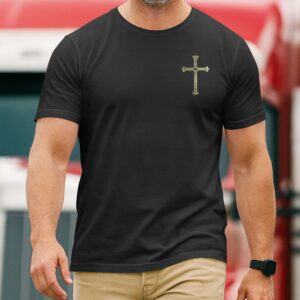 Alternative view of I Ride With God All Over Print T-Shirt