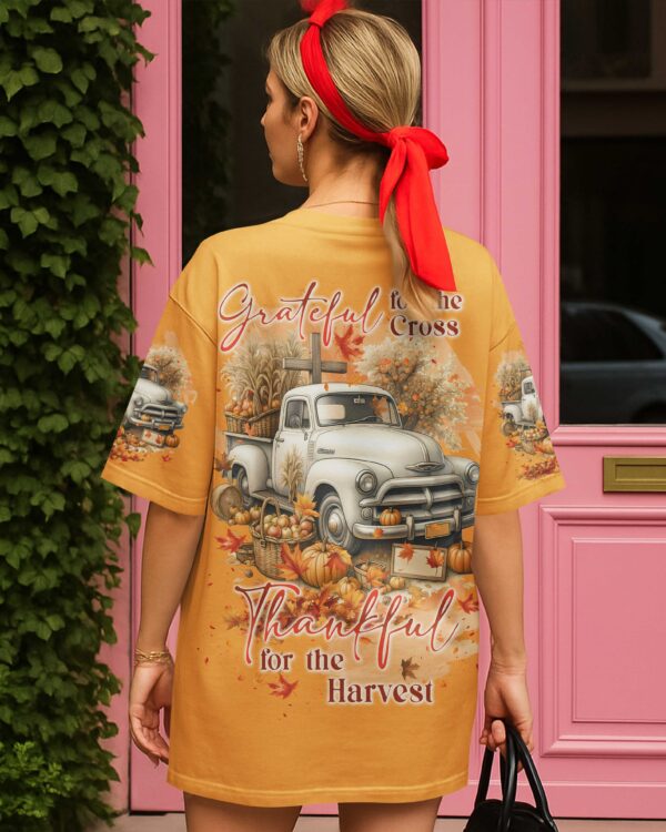 Grateful For The Cross Thankful For The Harvest Shirt - Image 8