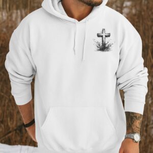 Alternative view of Not All Superheroes Wear Capes Mine Wore A Cross Hoodie