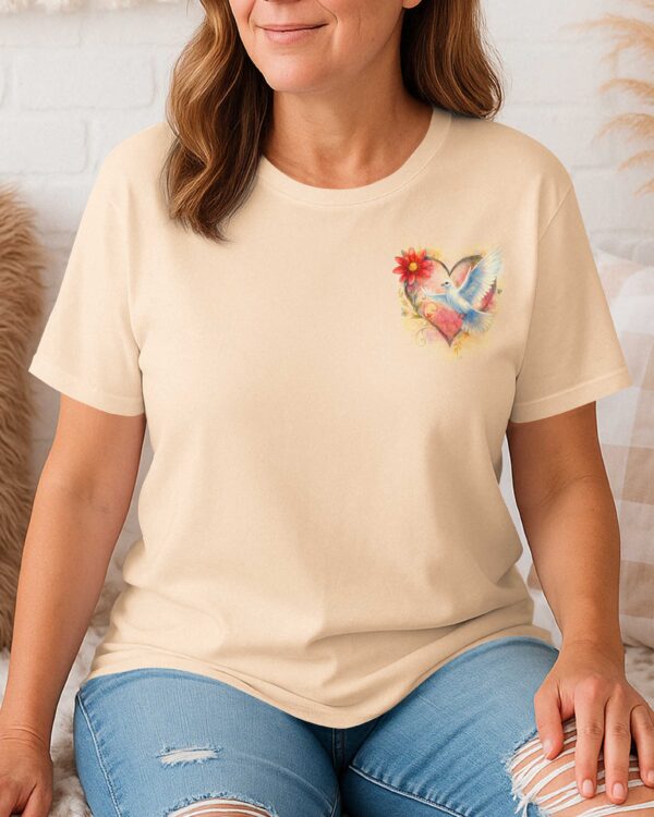 He Is My Anchor And My Wings T-Shirt - Image 8