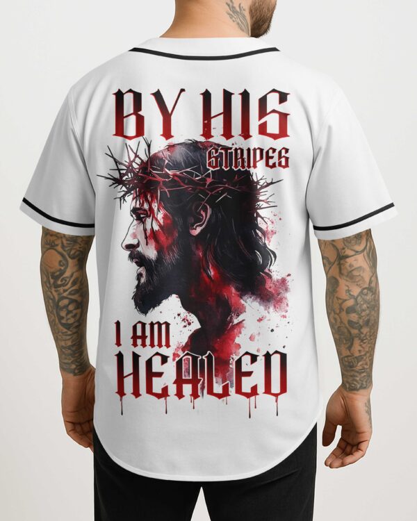 By His Stripes All Over Print Jersey - Image 3