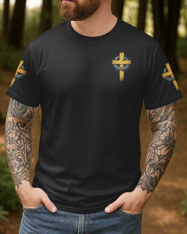 The Reason I'm Old And Wise Is Because God Protected Me When I Was Young And Stupid All Over Print T-Shirt - Image 2