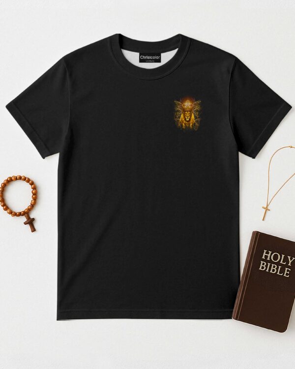 There Is Power In The Name Of Jesus All Over Print T-Shirt - Image 5