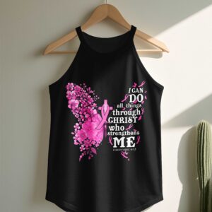 Alternative view of I Can Do All Things Through Christ Rocker Tank Top