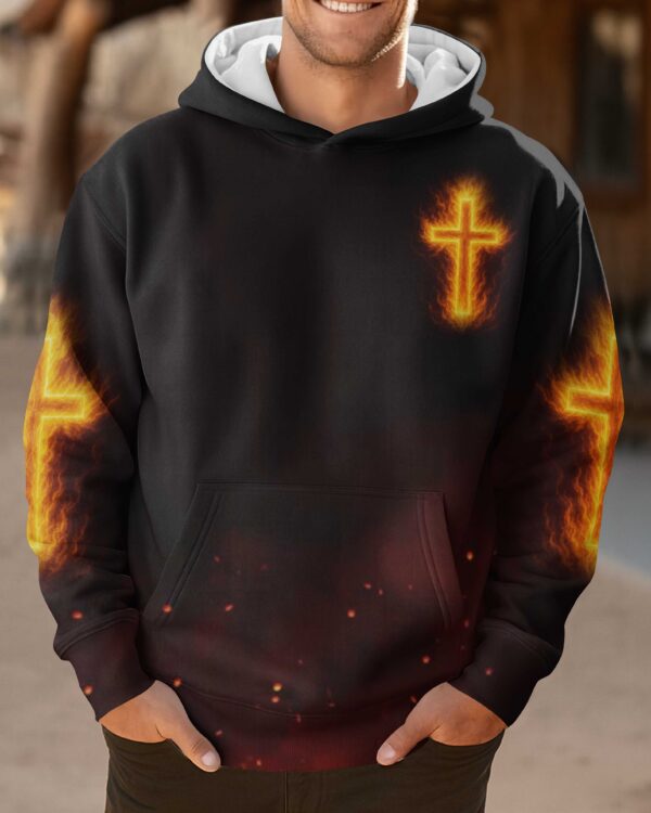 With God On My Side No One Can Stand Against Me Hoodie - Image 4
