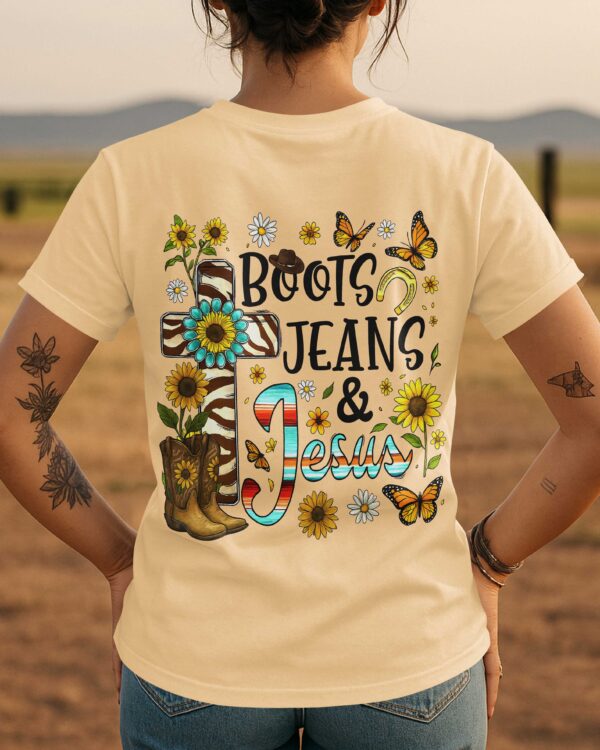 Boots Jeans & Jesus T-Shirt - Image 7