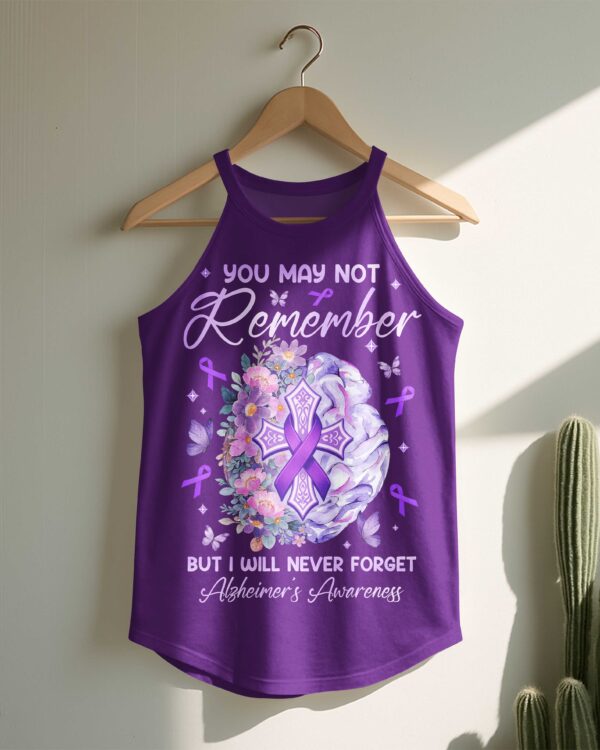 You May Not Remember But I Will Never Forget Rocker Tank Top - Image 4