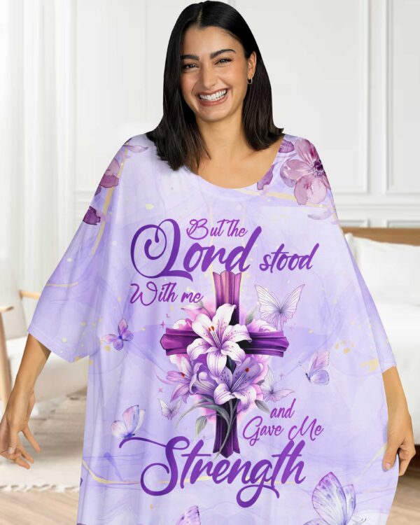 But The Lord Stood With Me All Over Print Sleep Tee - Image 3