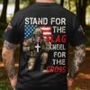 Stand For The Flag Kneel For The Cross All Over Print T-Shirt