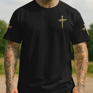 Alternative view of Jesus All Over Print T-Shirt