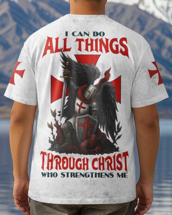 I Can Do All Things Through Christ Who Strengthens Me All Over Print T-Shirt