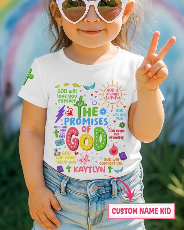 The Promises Of God T-Shirt Kid - Image 2