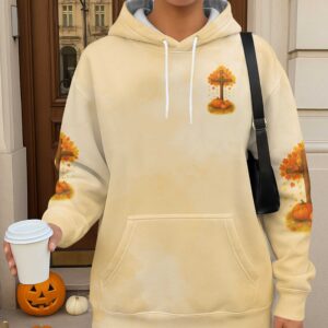 Alternative view of Autumn Is God's Way Showing Us How Beautiful Change Can Be Shirt