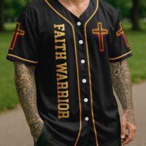 Alternative view of Faith Warrior All Over Print Jersey