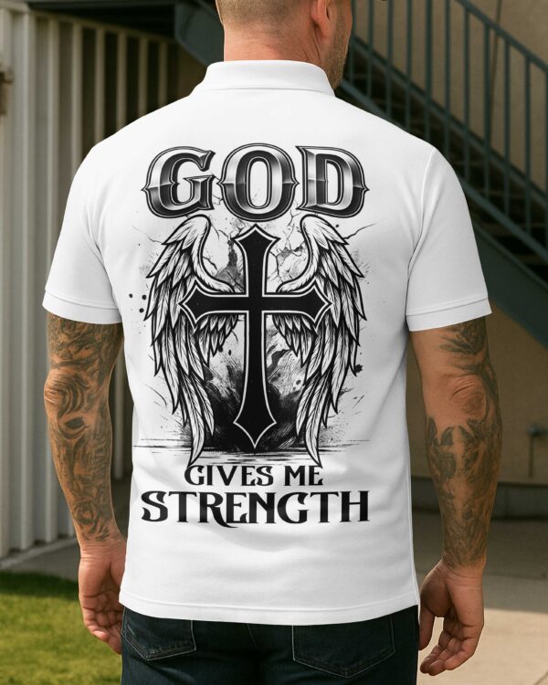 God Gives Me Strength Shirt - Image 18