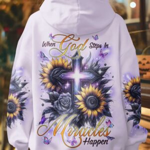 When God Steps In Miracles Happen Shirts
